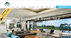 Desktop Screenshot of bluewaterpropertiesofcostarica.com